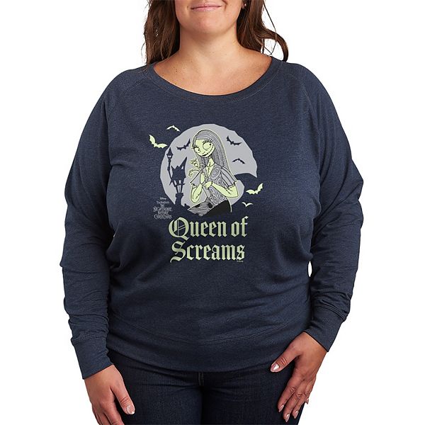 

Футболка с длинным рукавом French terry Plus size 'The Nightmare Before Christmas Sally Queen of Screams' Disney, Heather Indigo, Фиолетовый, Футболка с длинным рукавом French terry Plus size 'The Nightmare Before Christmas Sally Queen of Screams' Disney,