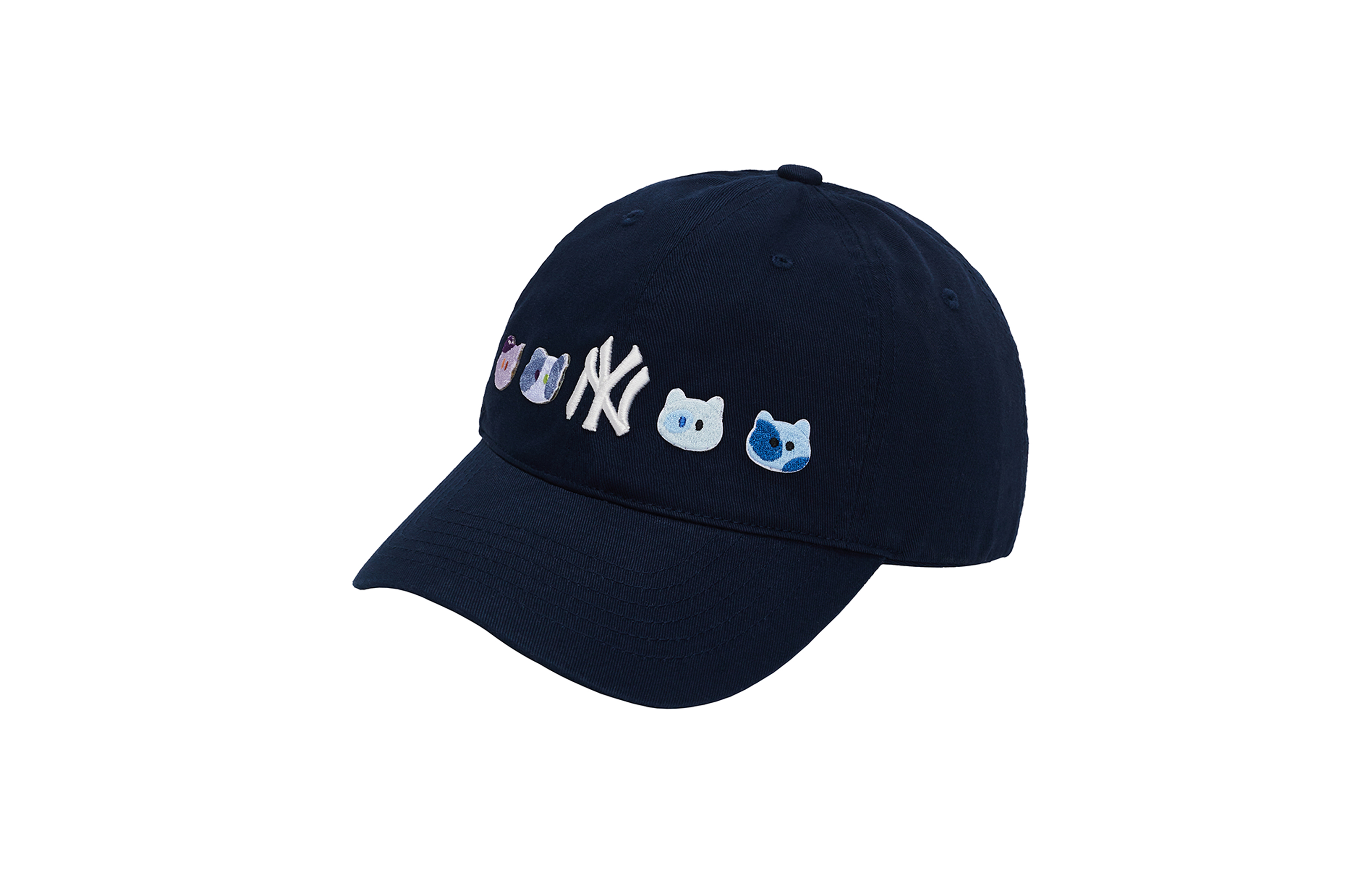 

MLB Хлопковая бейсболка унисекс темно-синяя, Navy Blue