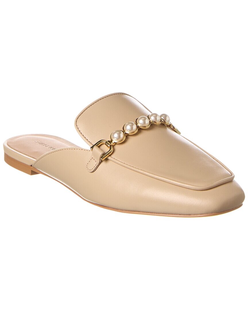 

Кожаные мюли Stuart Weitzman Perla, серый