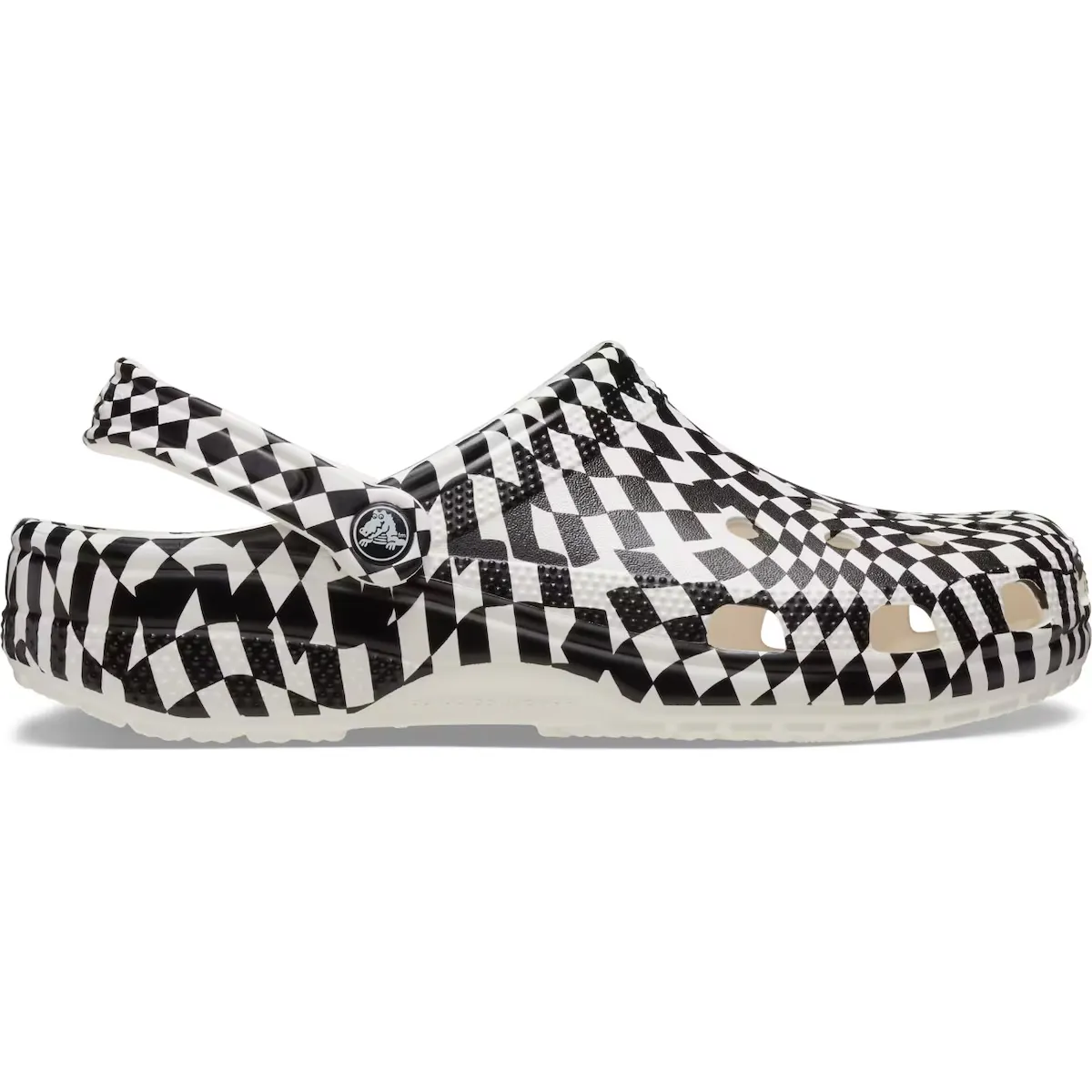 

Crocs Classic Warped Checker Clog U Унисекс Сабо, черный