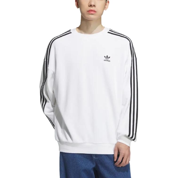 Свитшот FW25 OVERSIZE CREW мужская Adidas Originals, белый — фото 3