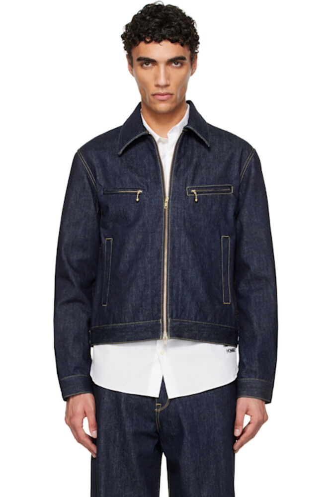 

Куртка из денима Navy Work Riders FUMITO GANRYU
