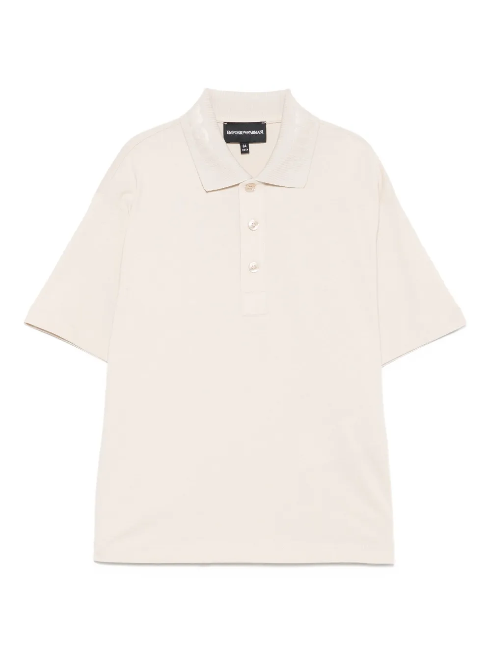 

Рубашка поло с логотипом Emporio Armani Kids, нейтральный