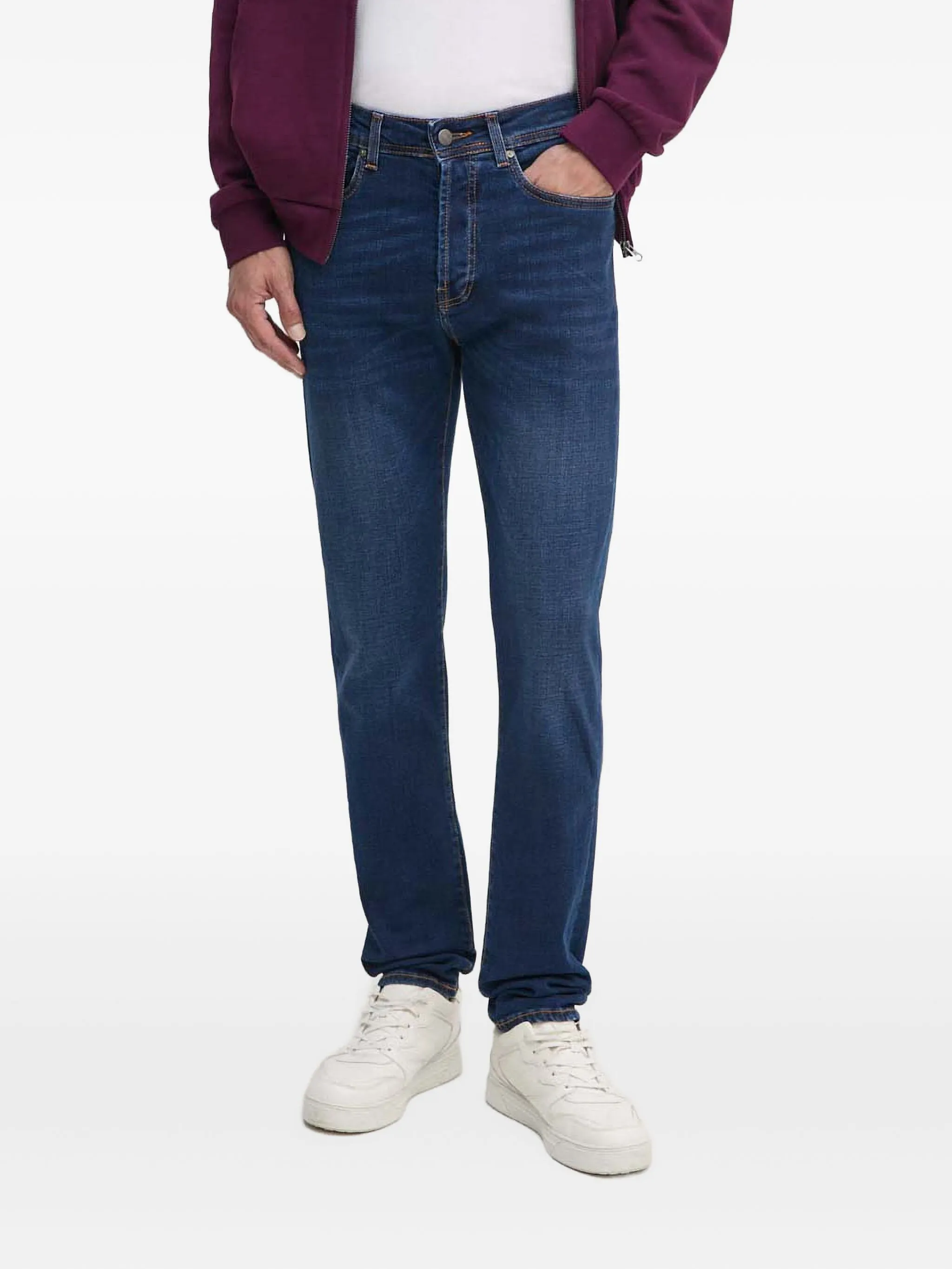 

Джинсы с нашивкой-логотипом Liu Jo, синий