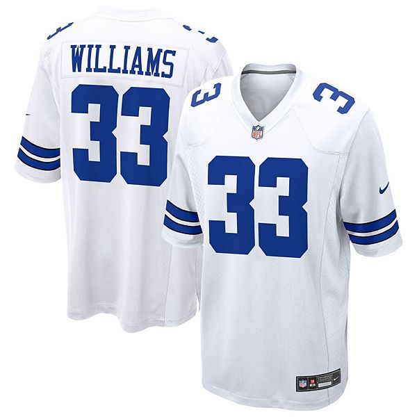 

Мужская белая игровая футболка Dallas Cowboys Javonte Williams Nike