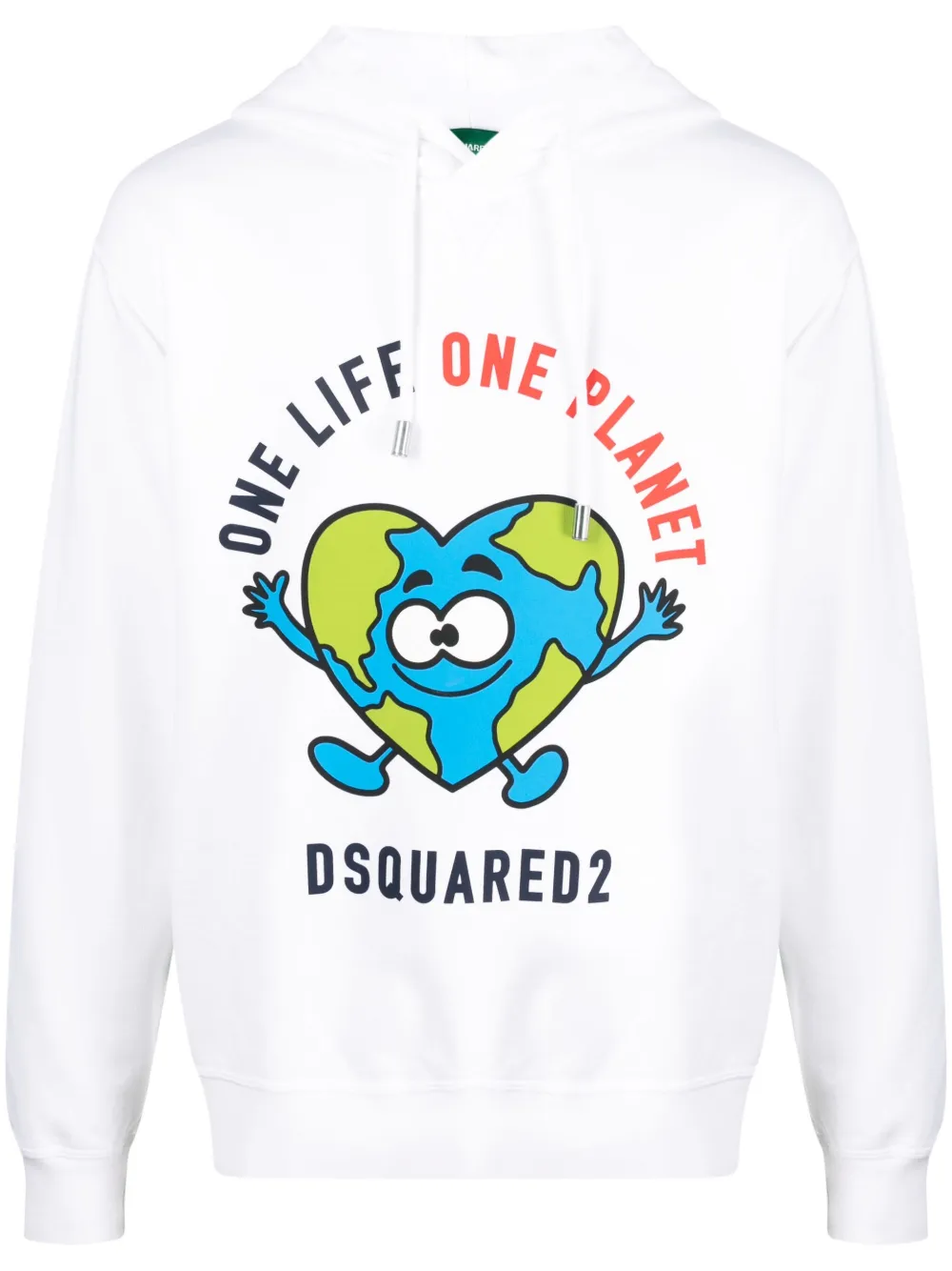 

Худи с длинными рукавами DSQUARED2, белый
