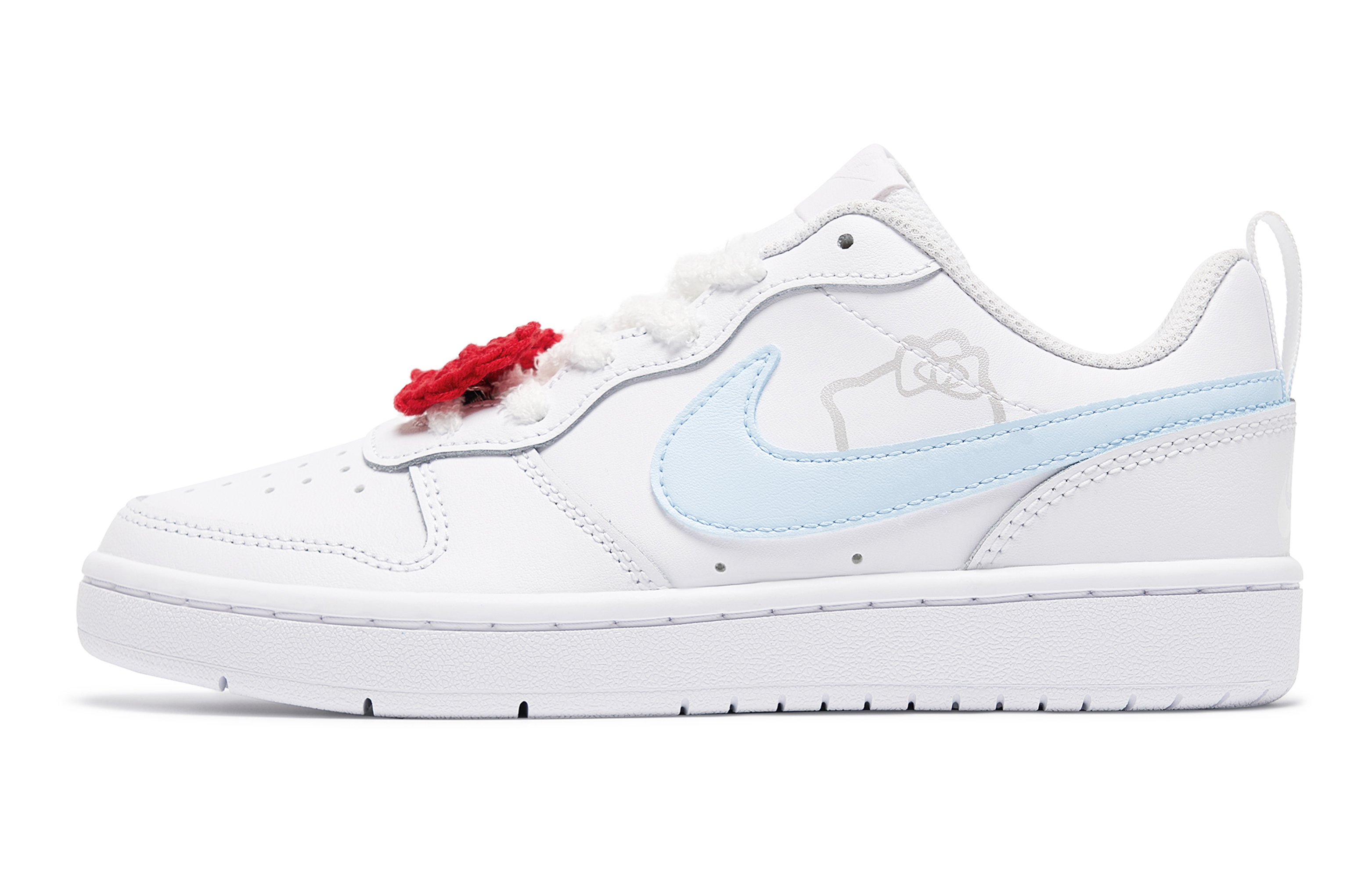 

Детские кроссовки для скейтбординга Court Borough Low 2 Low Top для подростков Nike, синий