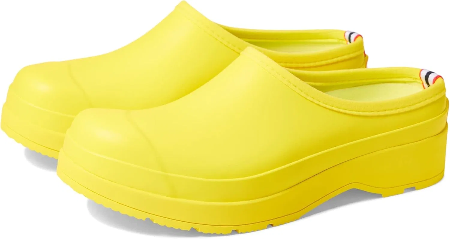 Мужские оригинальные сабо HUNTER для активного отдыха, Illumination Yellow Zesty Yellow
