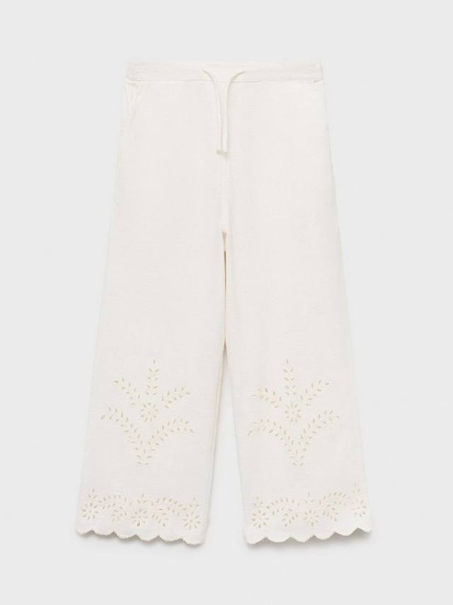 

Детские хлопковые брюки Phoebe Mango