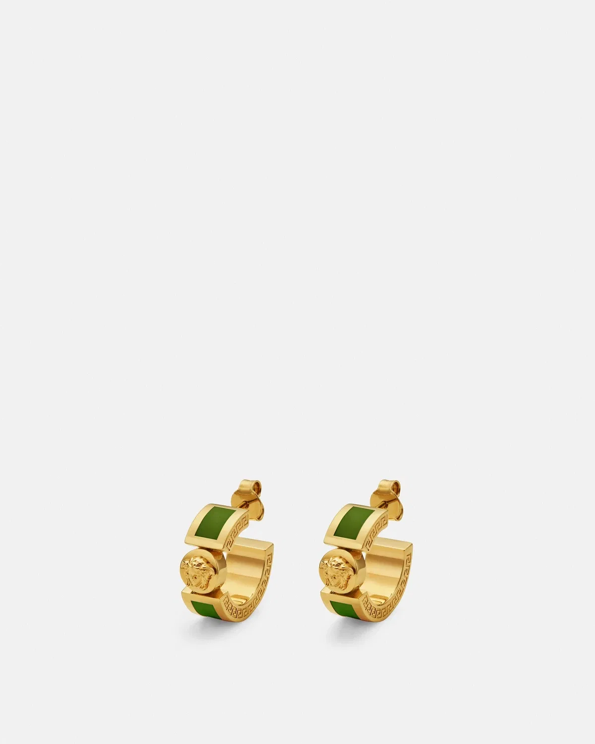 Серьги Icon VERSACE, зеленый