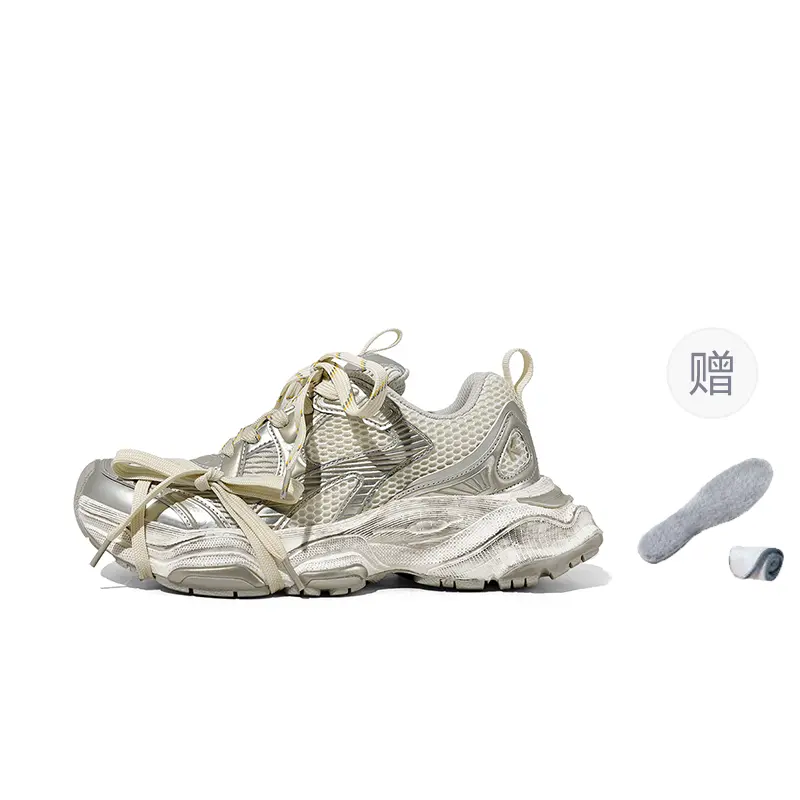 

Амортизирующие противоскользящие и износостойкие утолщенные низкие кеды для увеличения роста унисекс эксклюзивная коробка SK.TRIP, Champagne золотой (Lace-Up)[Comes with Fleece-Lined Insole]