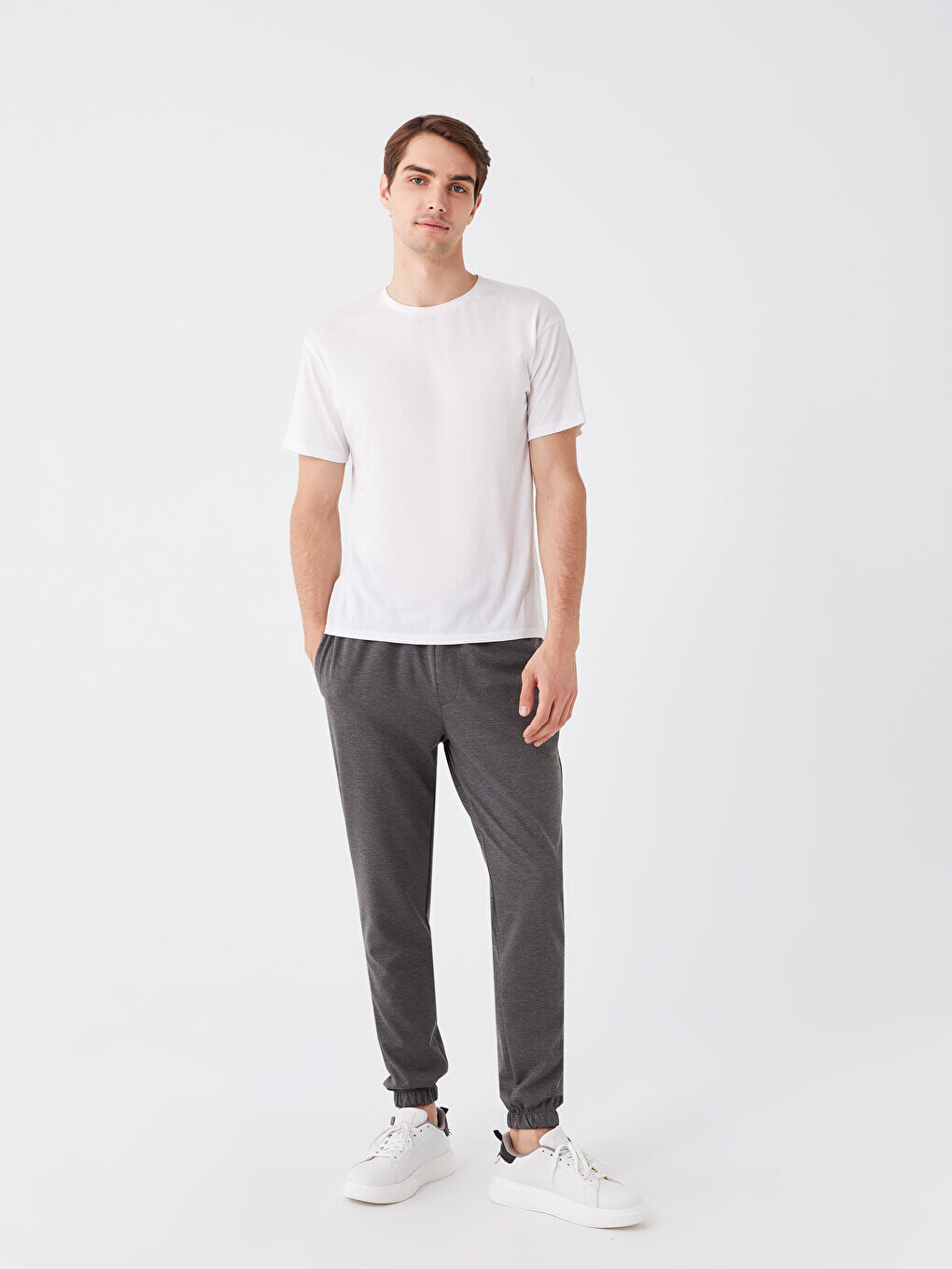 

Мужские спортивные штаны Slim Fit для джоггеров LCW Casual, темно-серый