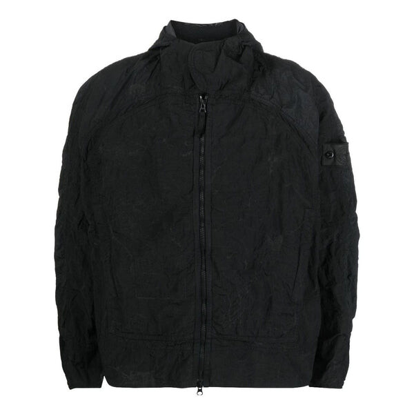 

Куртка shadow project zipped hooded jacket 'black' Stone Island, черный