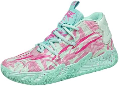 

Мужские баскетбольные кроссовки на шнуровке с высоким верхом, китайского стиля, дышащие, с нескользящей подошвой, для улицы, с амортизацией, для фитнеса и спортивных тренировок Didopery, Cyan