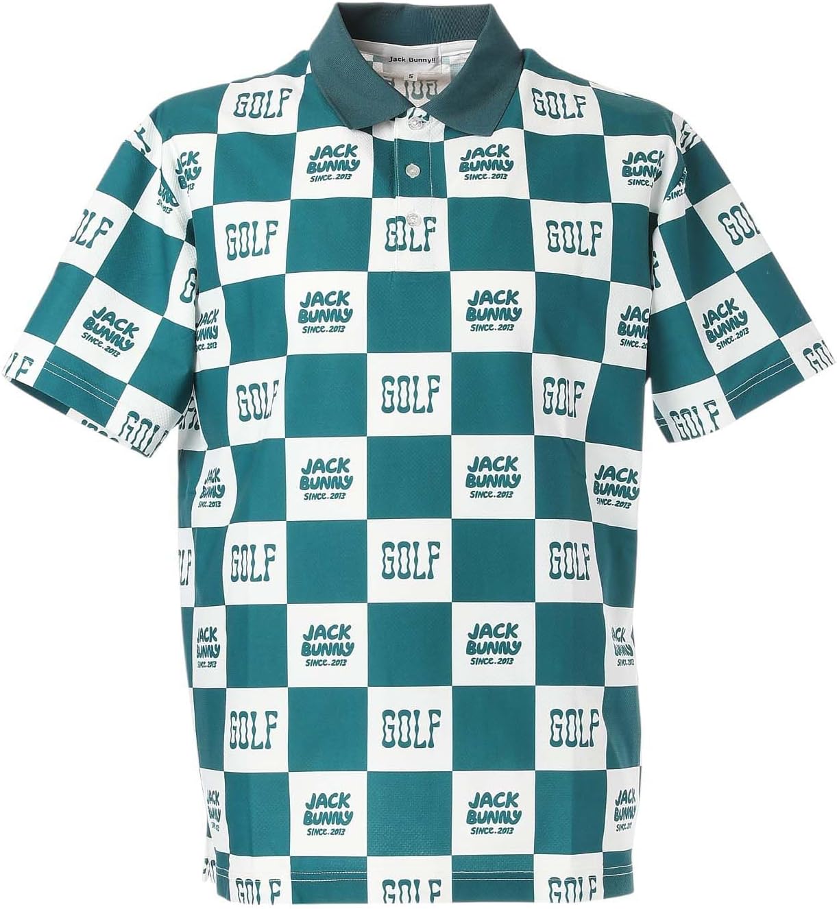 

Мужская поло-рубашка Jack Bunny 262-5160313 с коротким рукавом (вышитый логотип, быстросохнущая, дышащая, для игры в гольф), зеленый