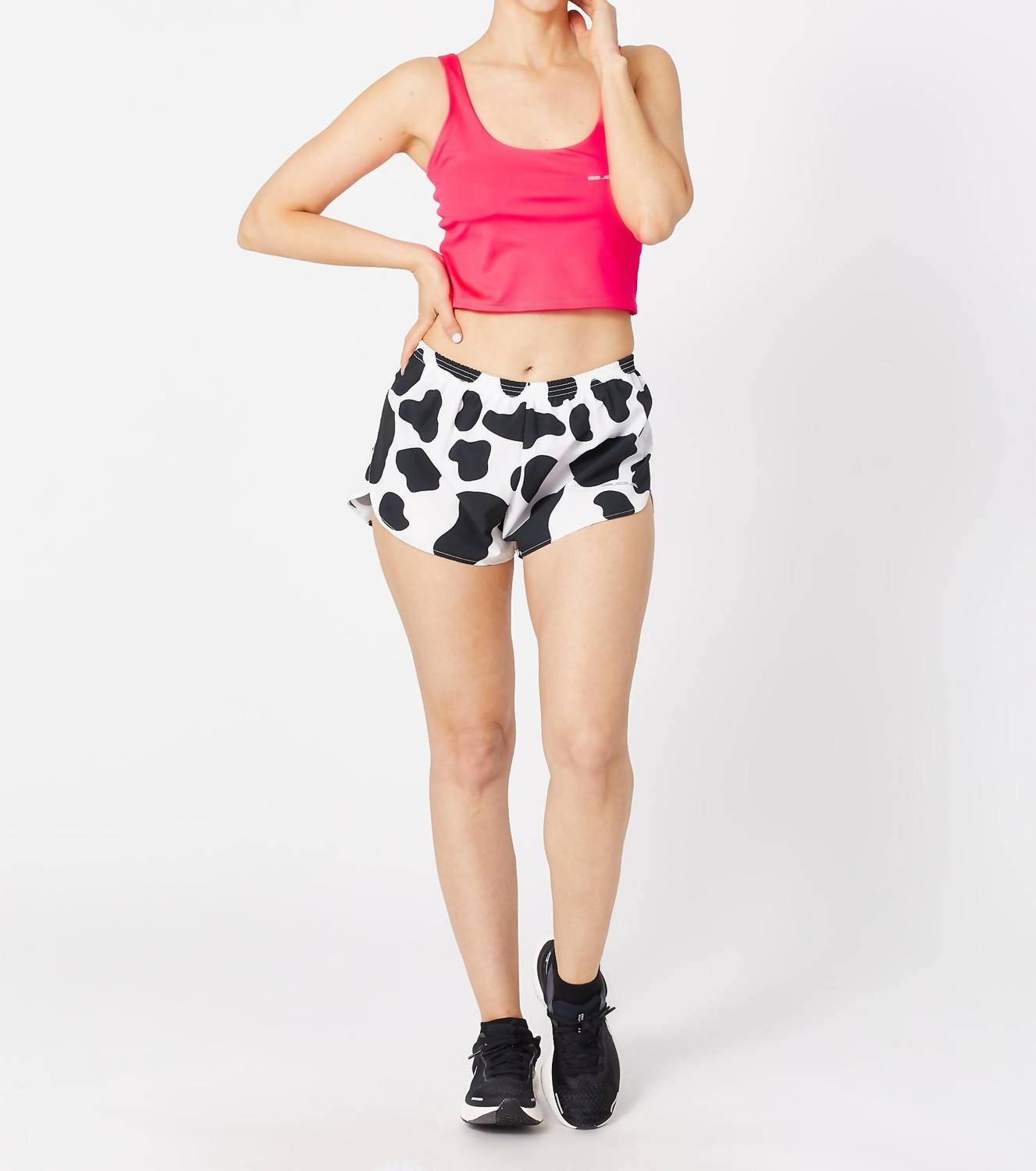 

1-дюймовые шорты Elite Printed Split в цвете Moo BOA, Moo