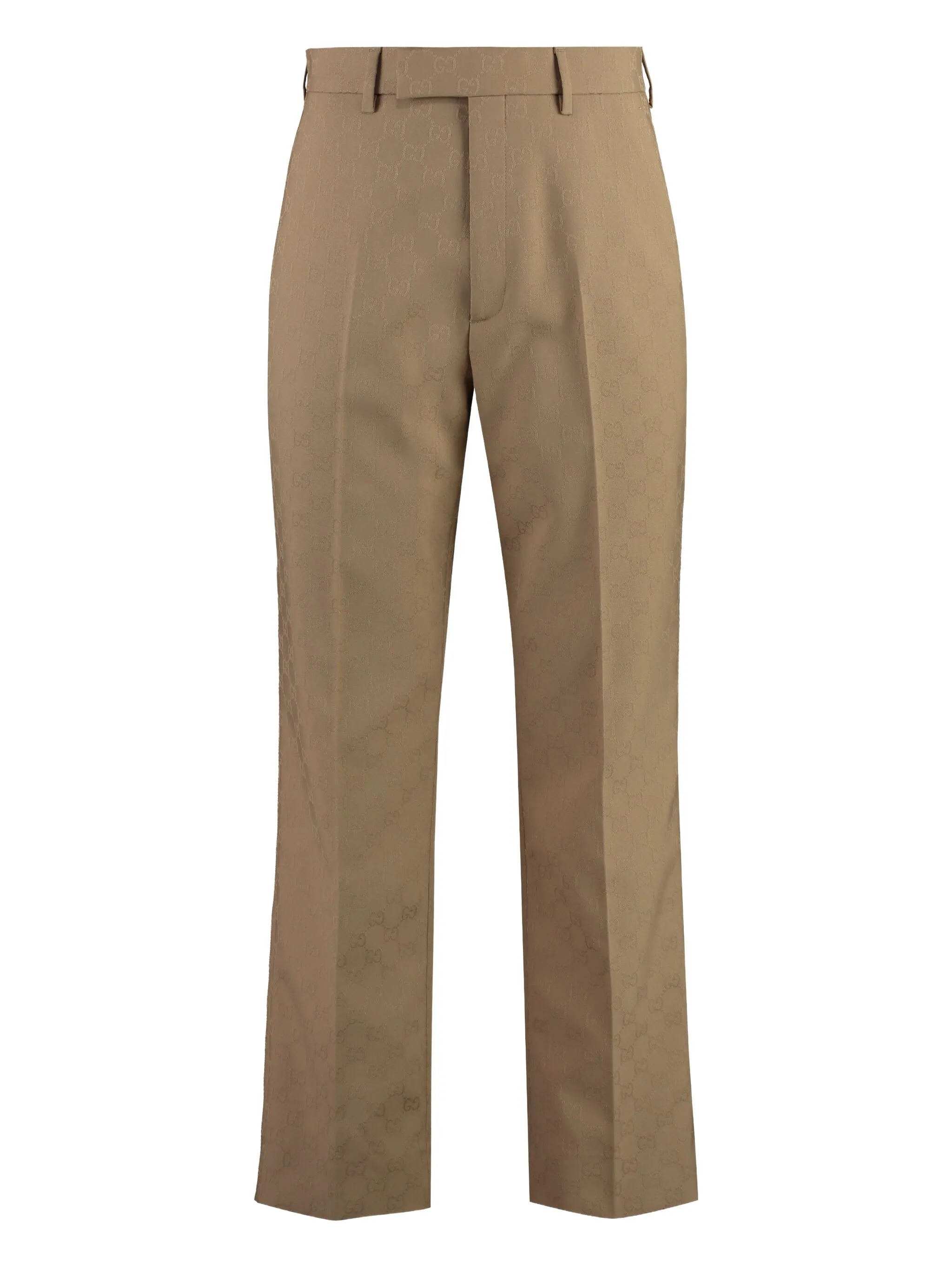 

Жаккардовые брюки с логотипом GG Gucci, коричневый