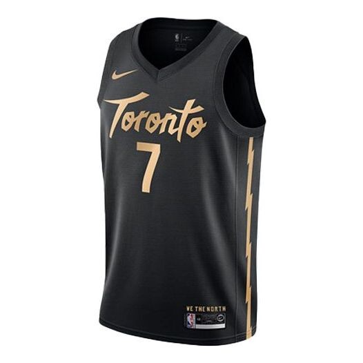 

Спортивная футболка nba retro basketball jersey/vest sw fan edition toronto raptors no. 7 black Nike, черный