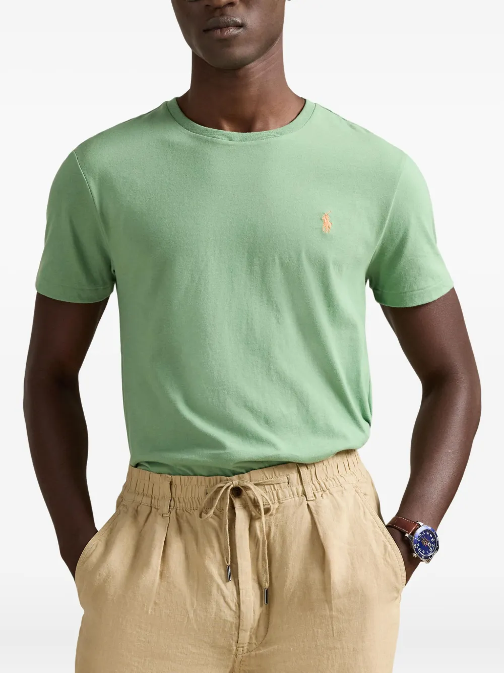 Футболка с короткими рукавами Polo Ralph Lauren, зеленый — фото 3