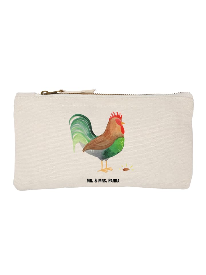 

Mr. & Mrs. Panda Белый пенал с изображением петуха и зерна, без надписи