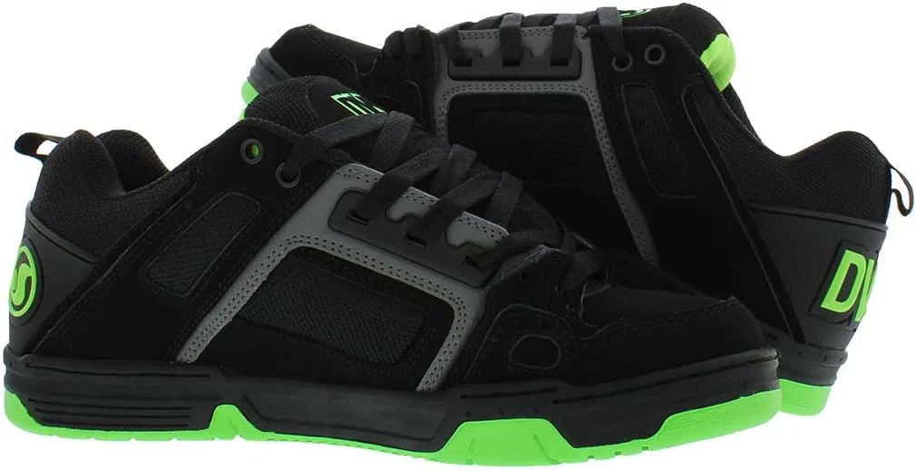 Мужские кроссовки для скейтбординга DVS Comanche, цвет Black Charcoal Lime — фото 4