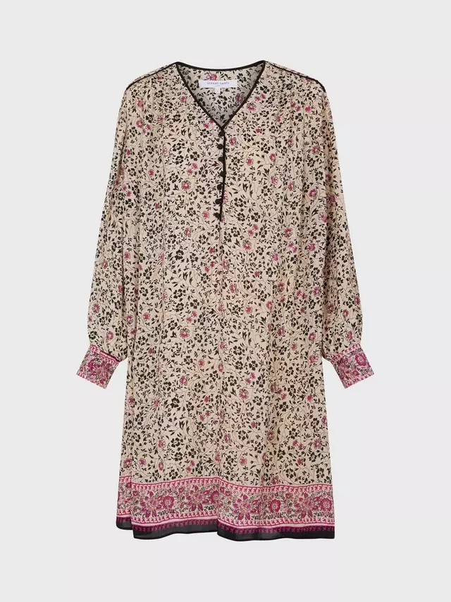 

Платье Gerard Darel Saline Floral, цвет cream/multi