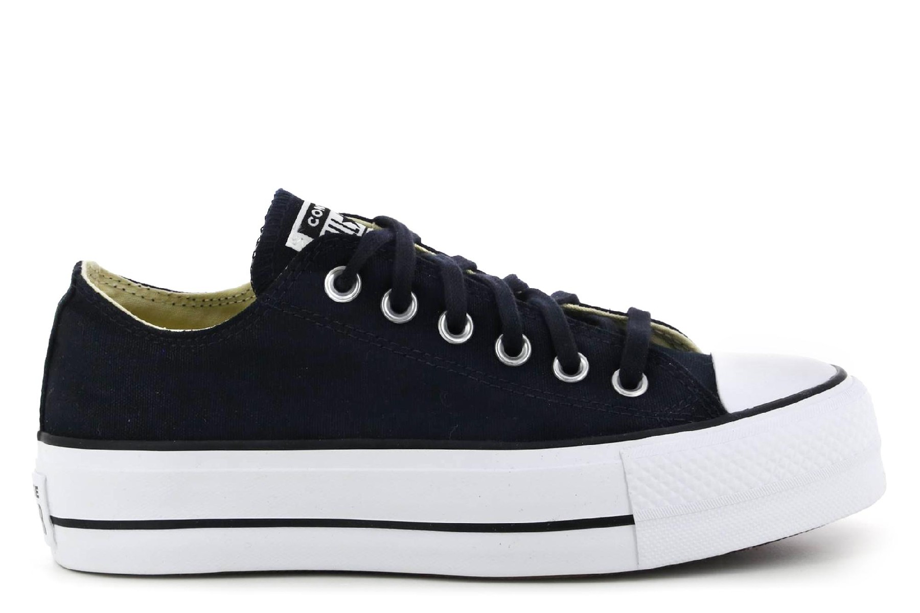 Кроссовки на платформе 560250c/001 черный белый Converse, черный