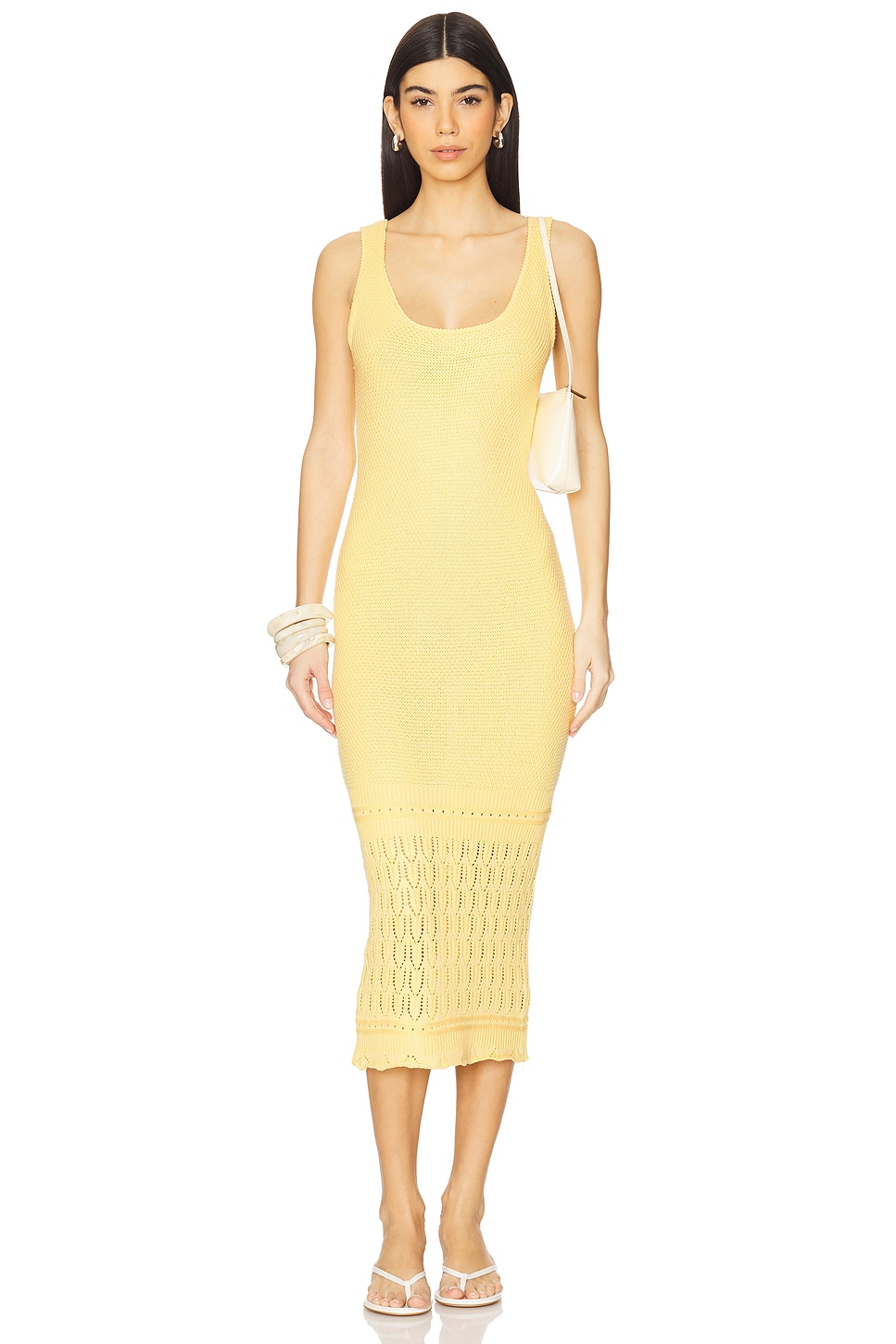 

Платье из трикотажной ткани Liv Peixoto, honeycomb knit