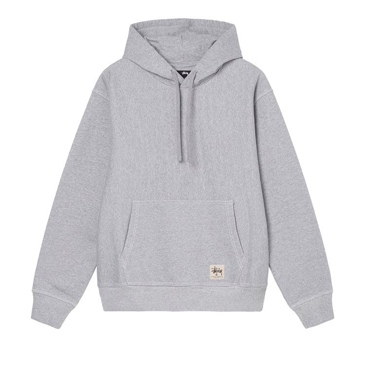 

Толстовка Stussy Contrast Stitch Label Hood, Grey Heather