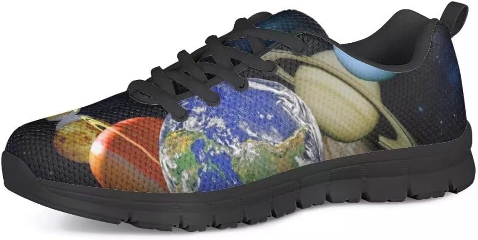 

Мужские кроссовки PinUp Angel с принтом «Крутая галактика», для прогулок и бега, повседневные, на шнуровке, из сетчатого материала, Planet Galaxy C