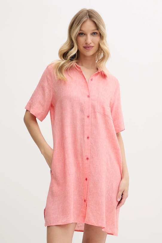 

Льняная ночная рубашка Dkny, оранжевый