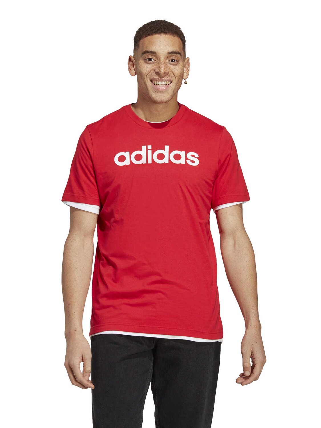 

Футболка Adidas Sportswear Essentials Single Jersey, красный