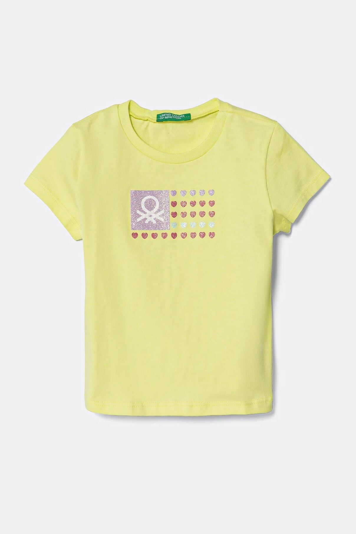 

Футболка из хлопка для детей United Colors Of Benetton, зеленый