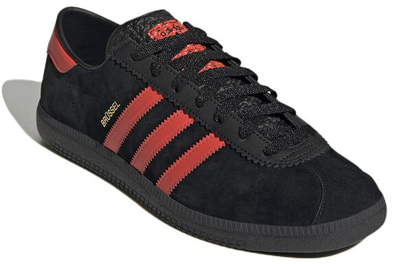 Кроссовки brussel city series core ярко-красные Adidas, красный — фото 3