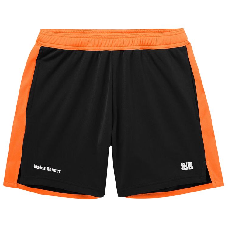 

Шорты Wales Bonner Home Jersey Shorts 'Black/Orange', черный