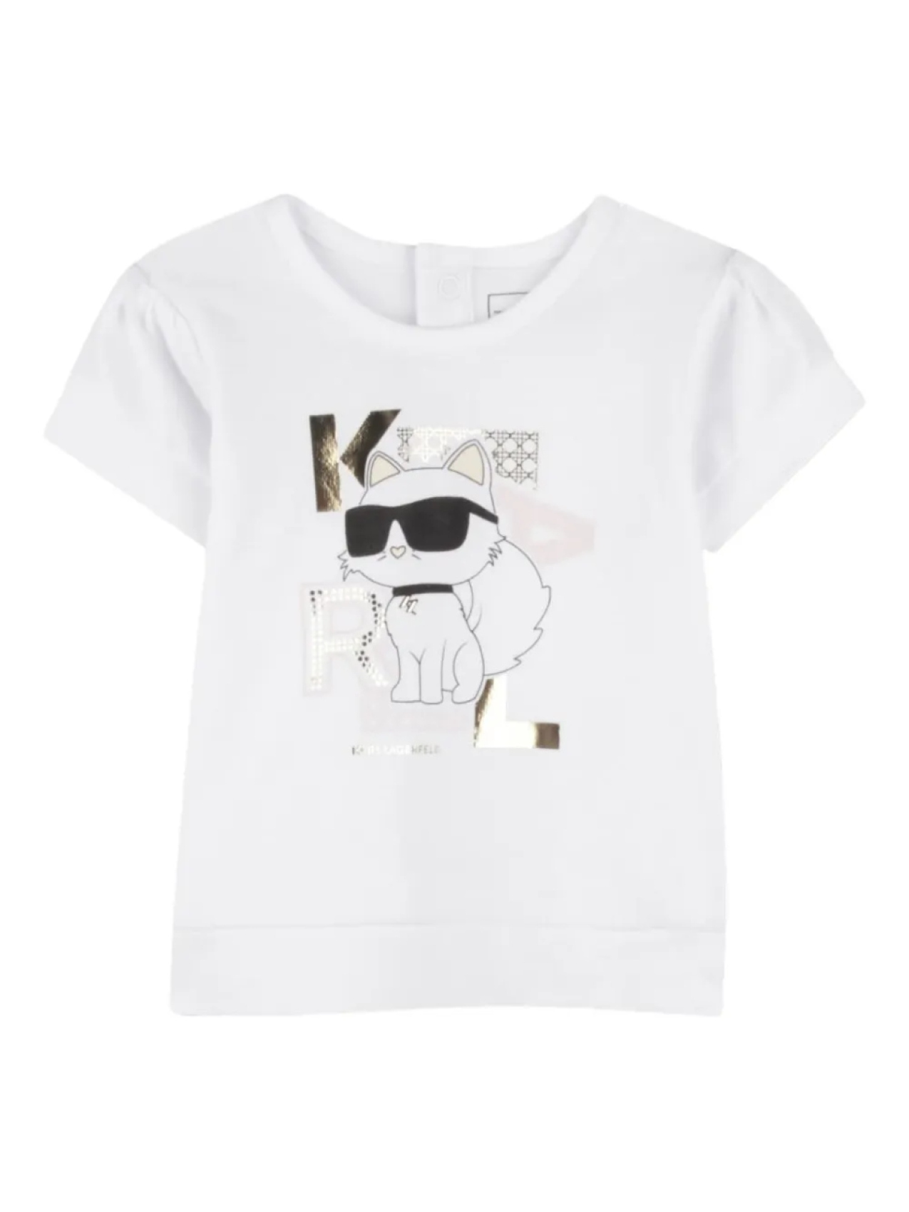 

Комплект из футболки и шорт Ikon Karl Lagerfeld Kids, белый