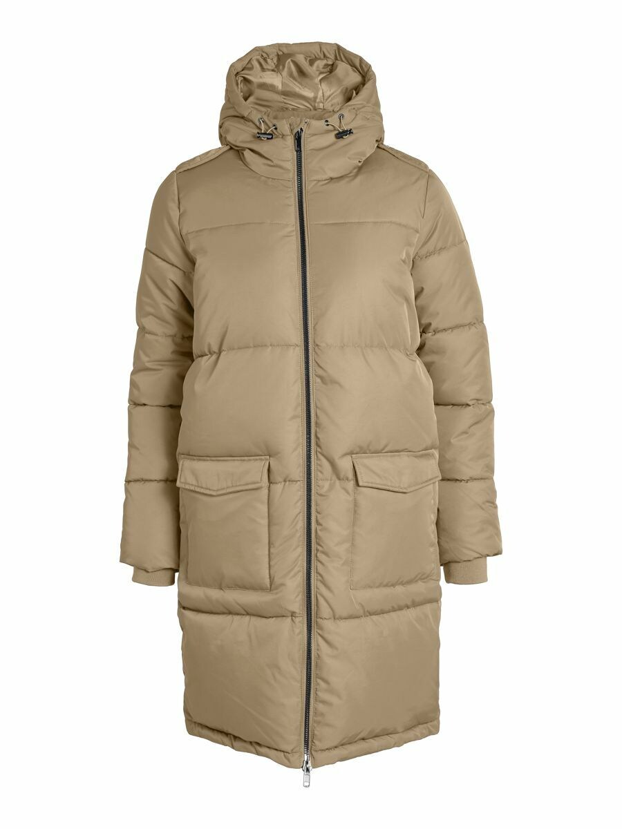 

Зимнее пальто OBJECT, Dark beige