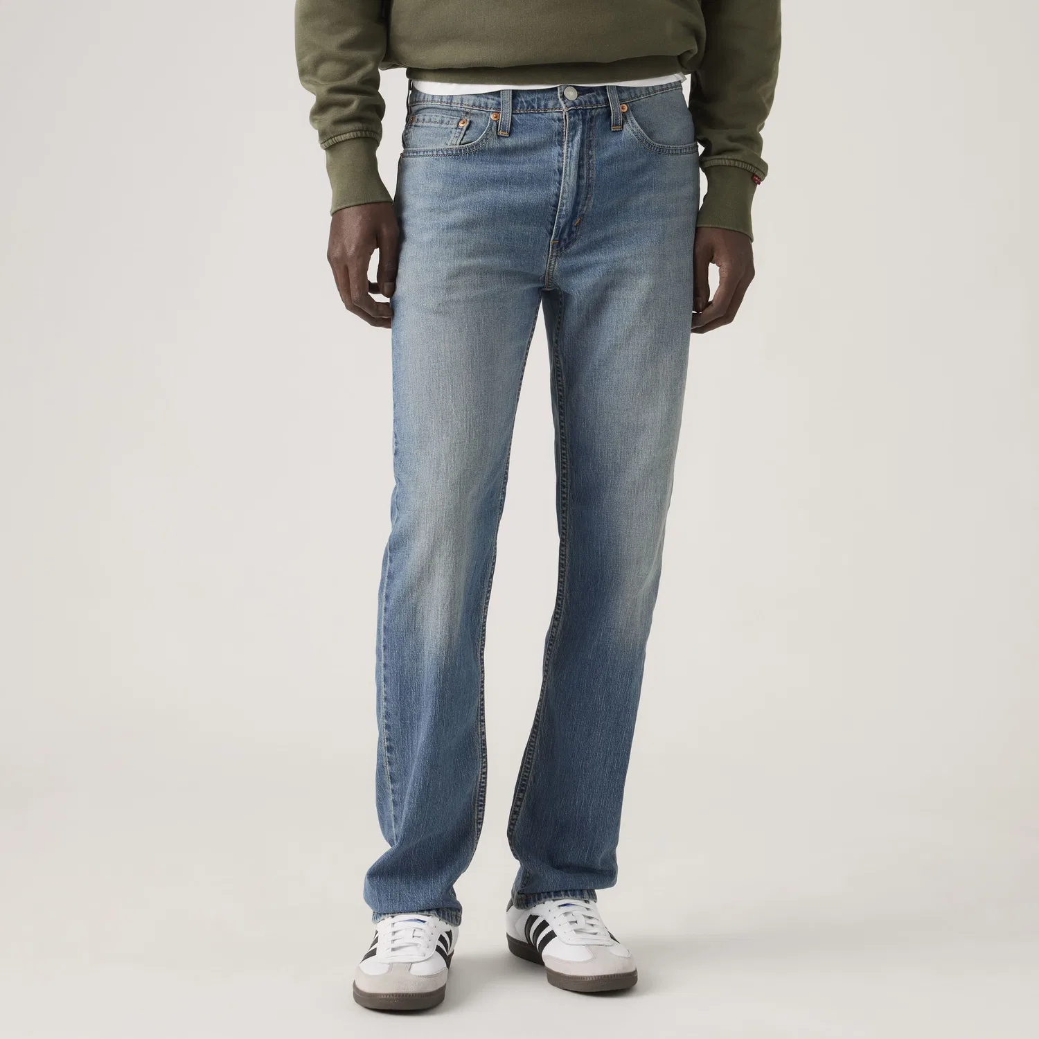 Мужские прямые джинсы 514 из легкой ткани Levi's, Medium Wash — фото 2