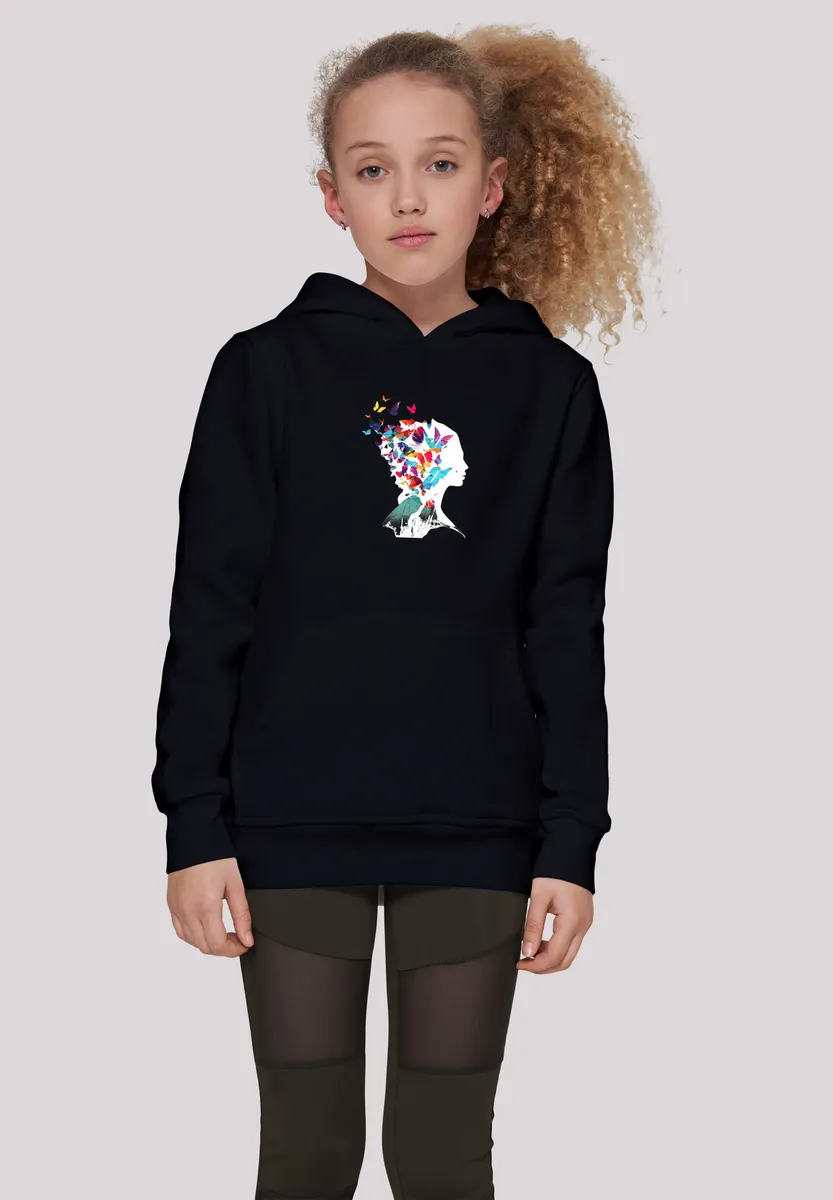 

Толстовка F4NT4STIC "Butterfly Silhouette HOODIE UNISEX", принт, черный