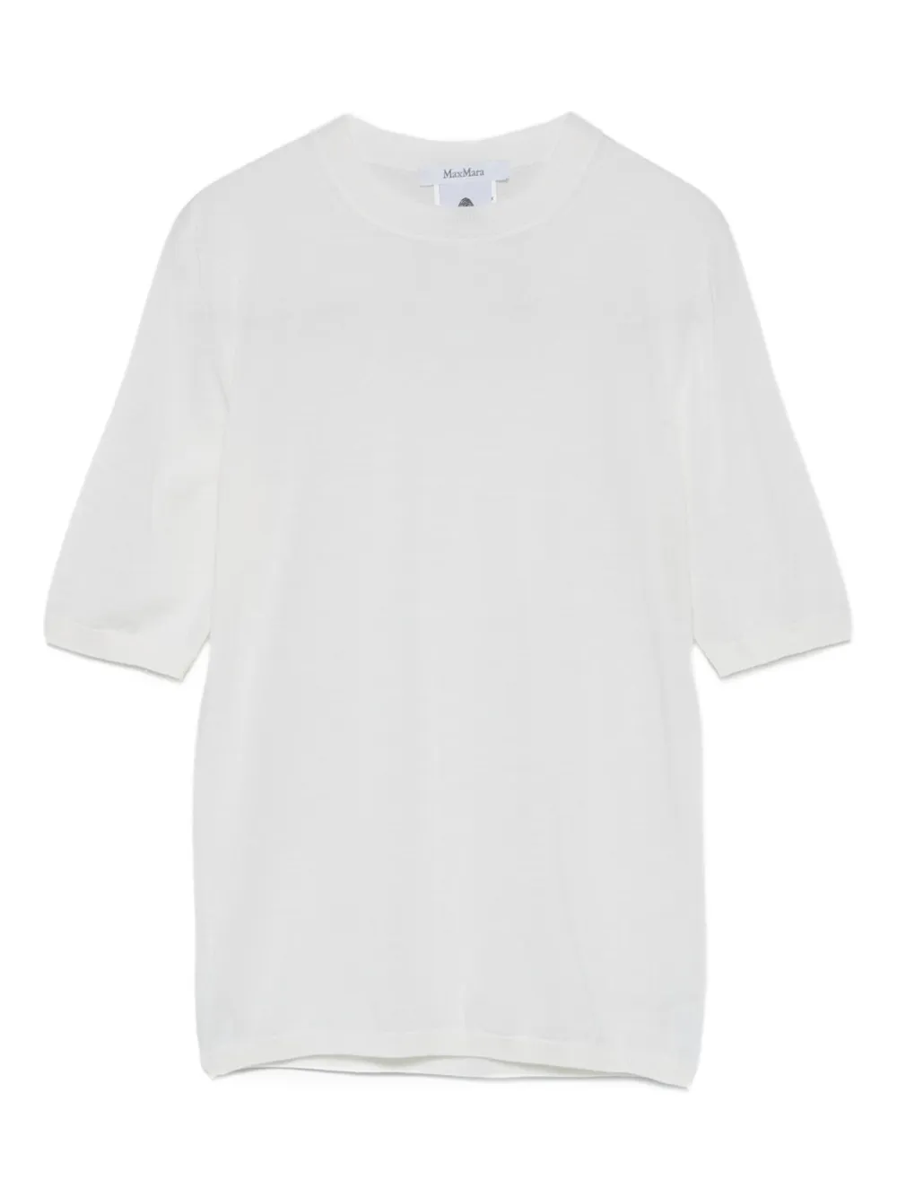 

Топ с короткими рукавами MAX MARA, белый