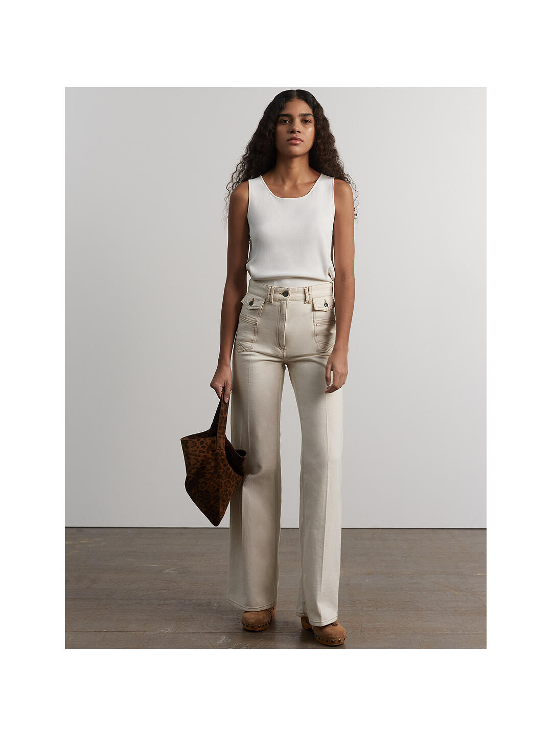 

Брюки Gerard Darel Jean Ana, белые, Белый, Брюки Gerard Darel Jean Ana, белые