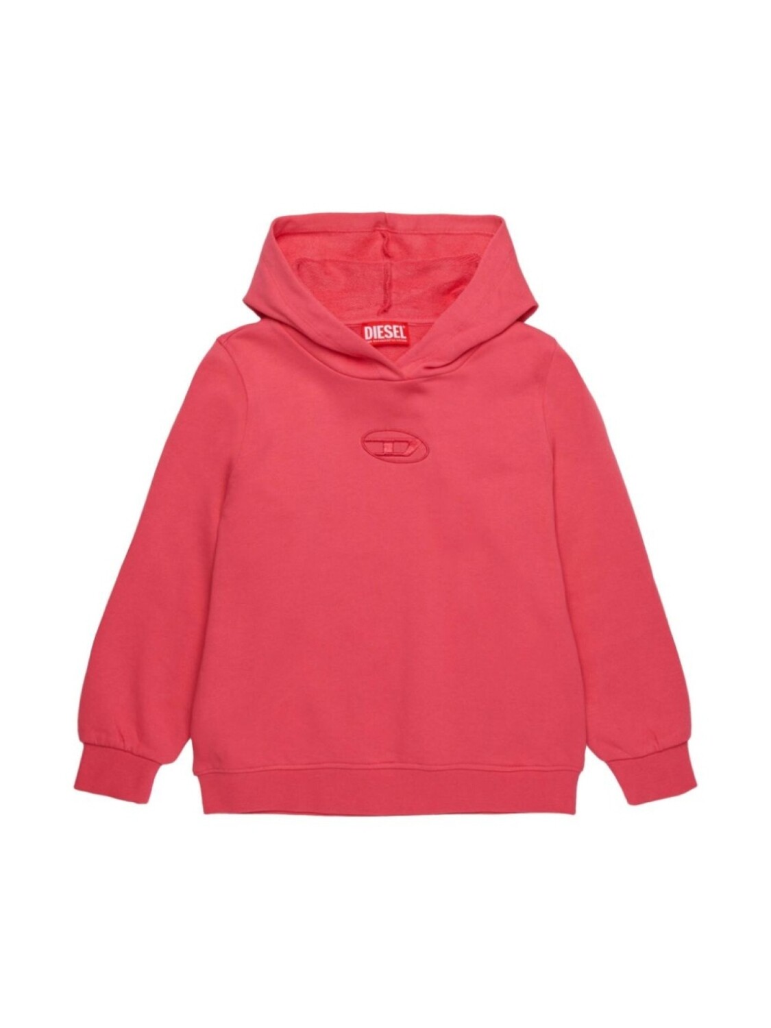 

Diesel Kids толстовка с вышитым логотипом, розовый