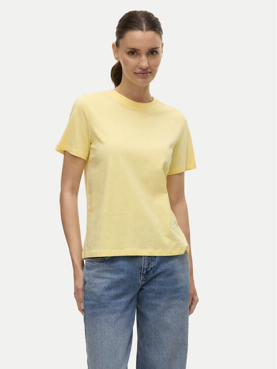 

Футболка обычного кроя Paulina 10316991 Vero Moda, желтый