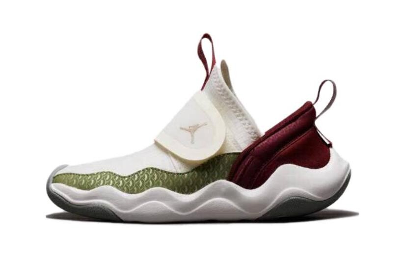 

Jordan Jordan 23/7 Детские баскетбольные кроссовки PS, White, red, green