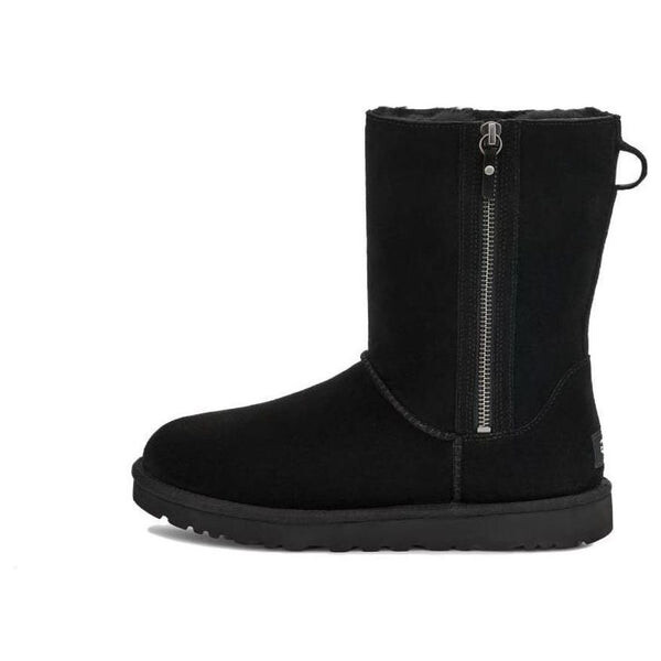 Кроссовки классические короткие на молнии Ugg, черный