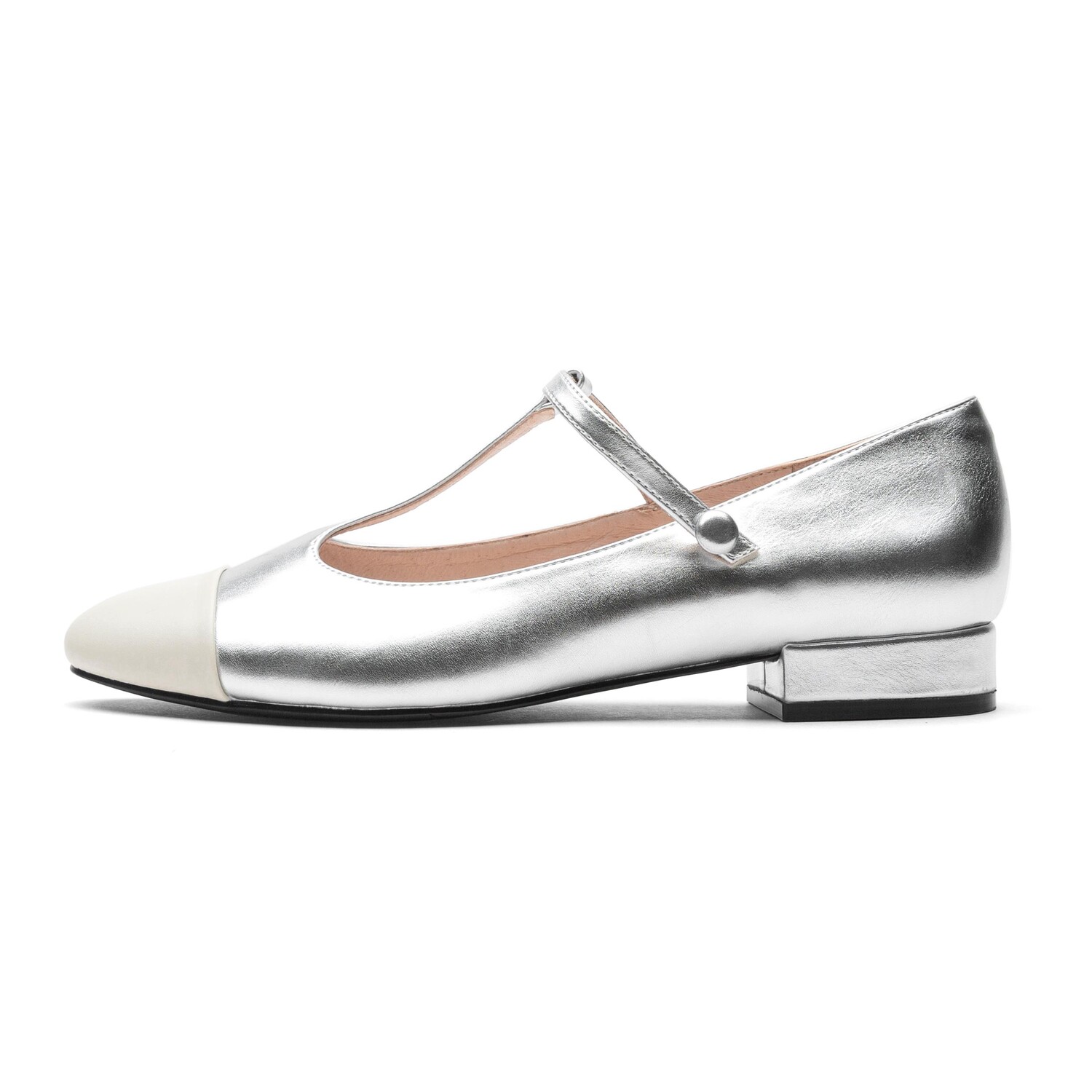 

Туфли Мэри Джейн женские Toomanyshoes, серебряный