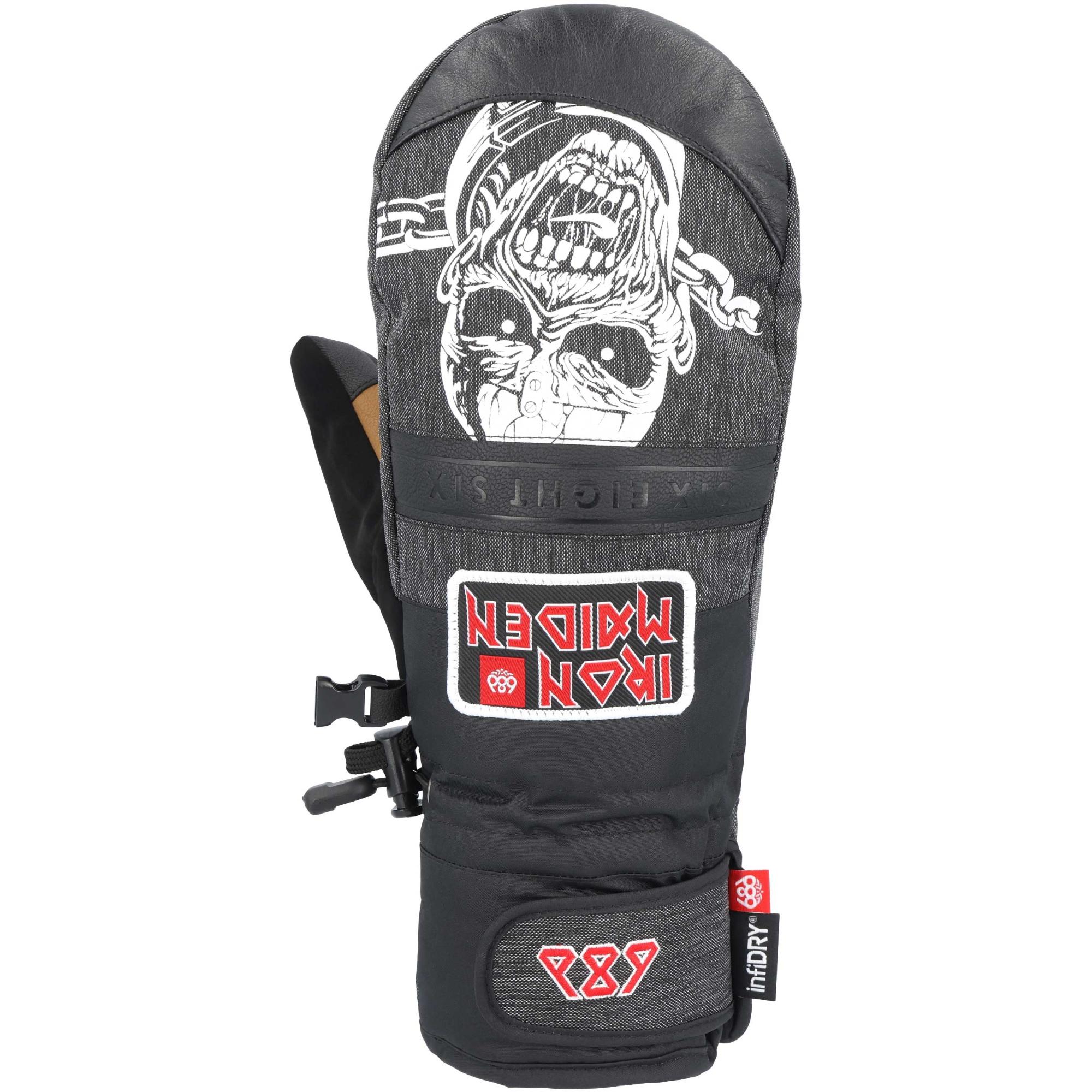 

Мужские варежки Infiloft Recon 686, Iron Maiden Black Denim