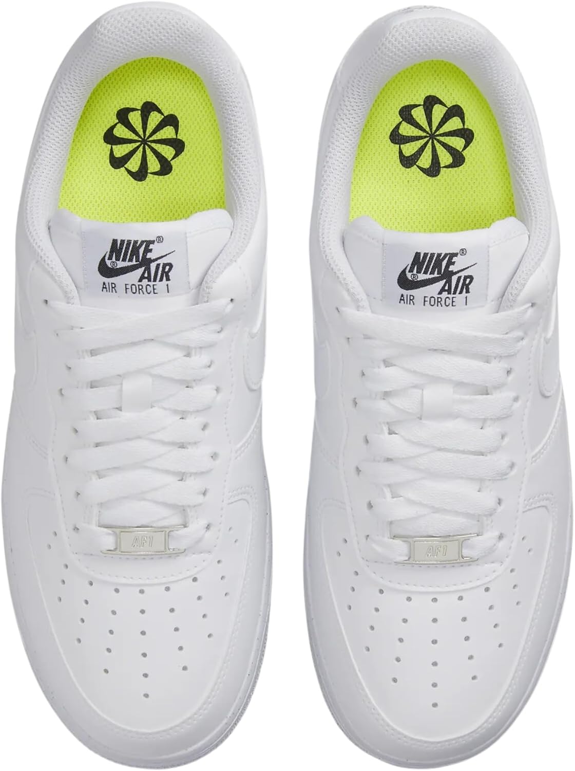 Мужские кроссовки Nike Air Force 1, белый/черный — фото 3