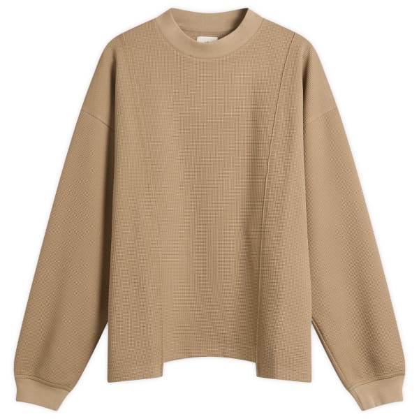 

Футболка с длинными рукавами вафельной формы Gander, Walnut