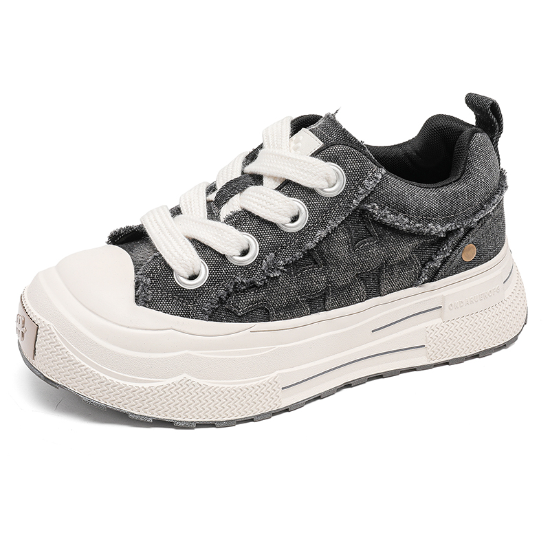 

KACHILANG Увеличение роста устойчивые к истиранию низкие скейтбордские кроссовки унисекс серые (женские), цвет Gray (Women's)